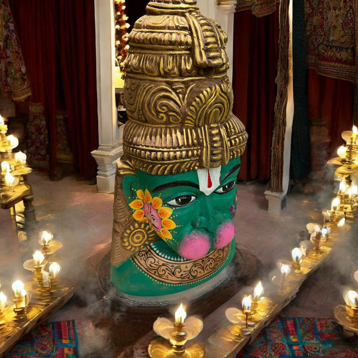 Handpainted Hanuman Head : Kapaal 3