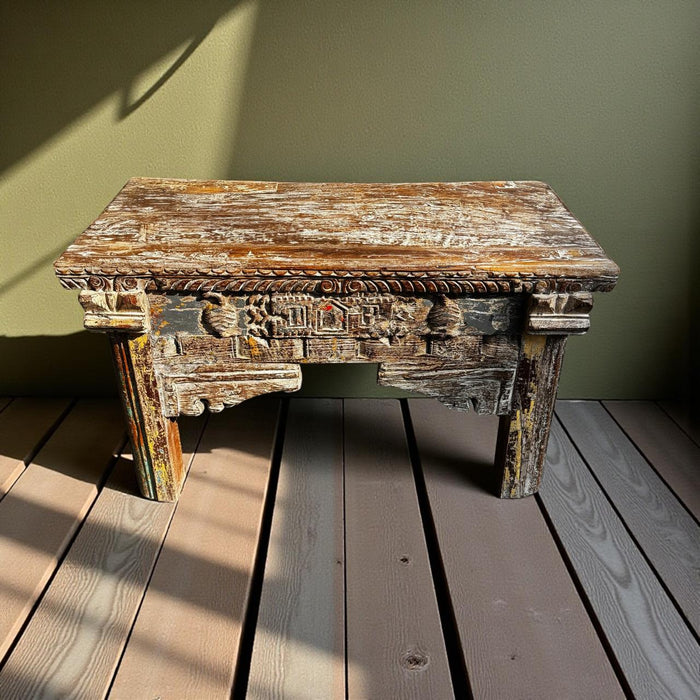 Carved Table with Antique Legs  : Daksh 8