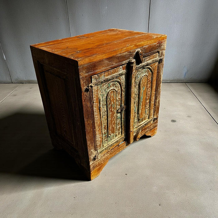Carved Storage Cabinet in Teak Wood- Alishabh 1