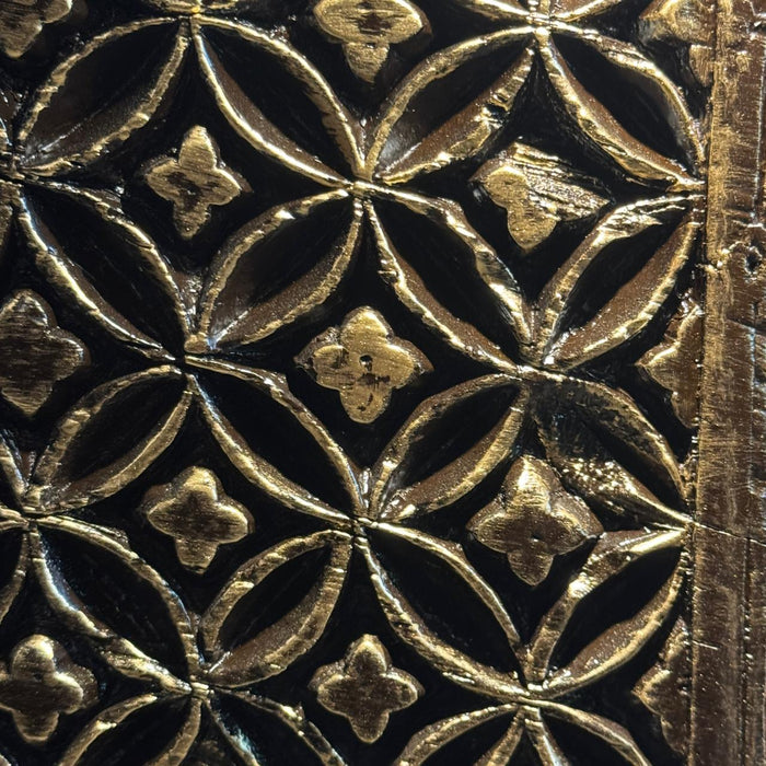 Carved Panel Console with Teak Brackets   : Kavya 4