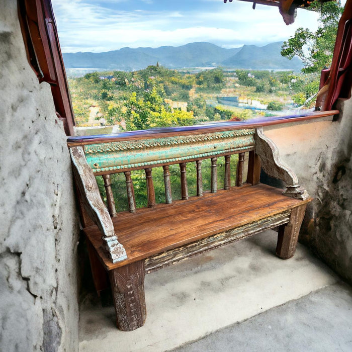 Wooden bench : Takht 3