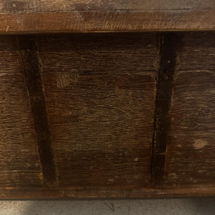 Masooma : Long Wooden Chest with metal Work
