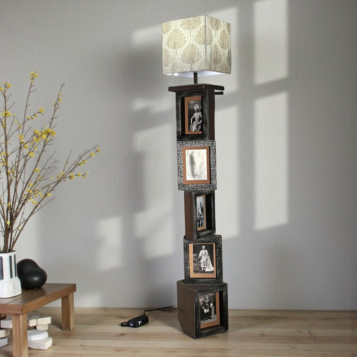 The Maharaja Floor  Lamp : Noor 21  (Shade Included)