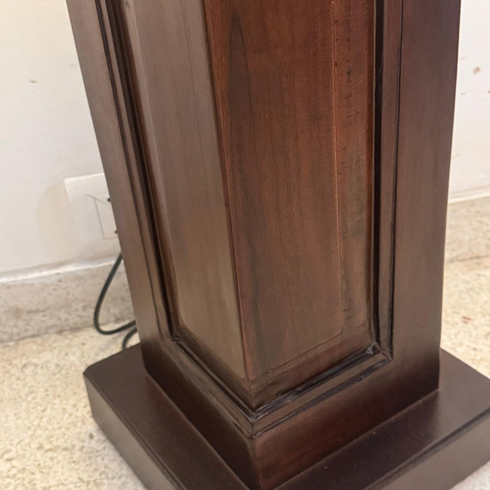 Golden Panel Wooden Floor Lamp : Noor 14 ( Shade Included)