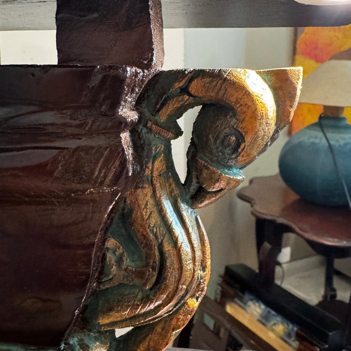 Vintage Peacock Lamp : Noor 14 ( Shade included)
