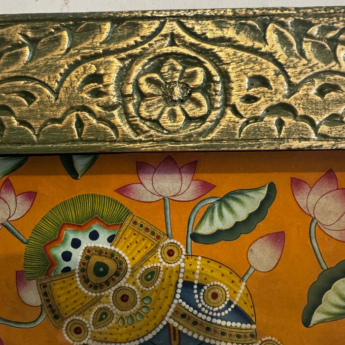 Pichwai – Govinda’s Face with Lotus Motif