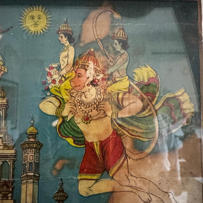 Krishna in Saracenic Temple – 19th Century Style Artwork