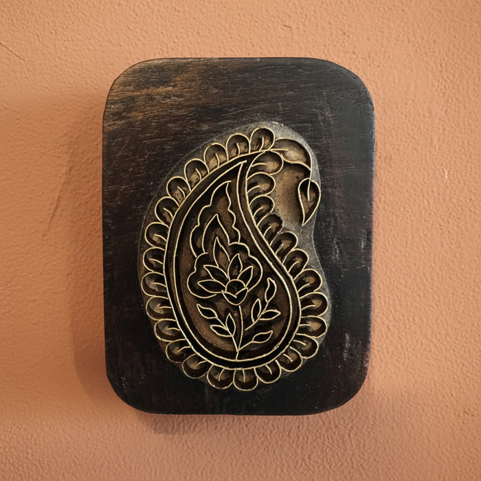Framed Vintage Printing Block-1