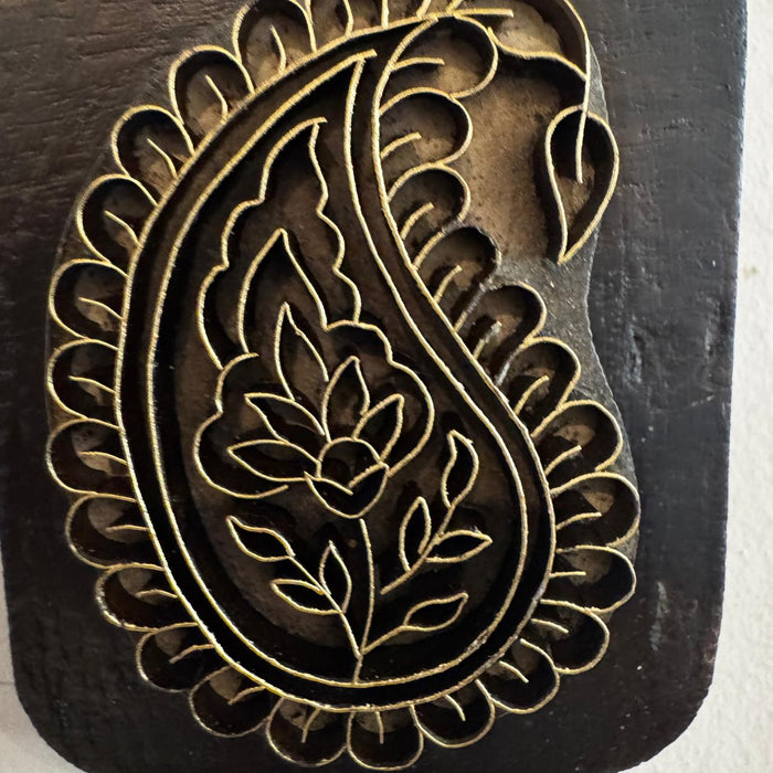 Framed Vintage Printing Block-1