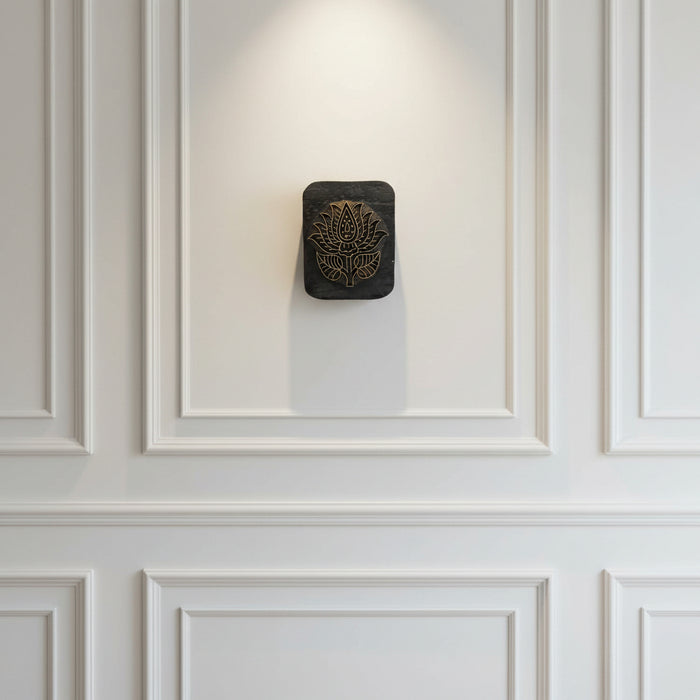 Framed Vintage Printing Block-3