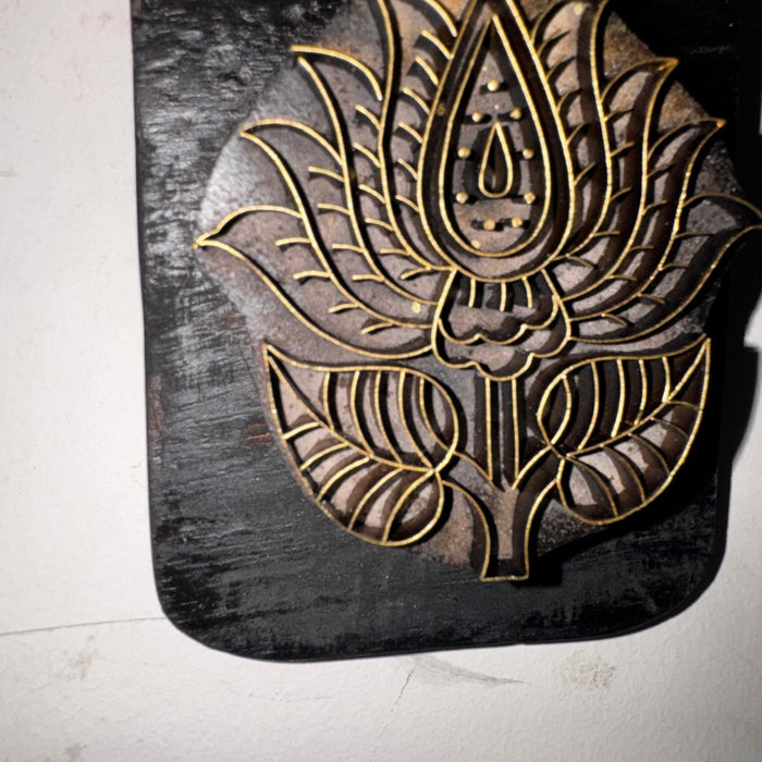 Framed Vintage Printing Block-3