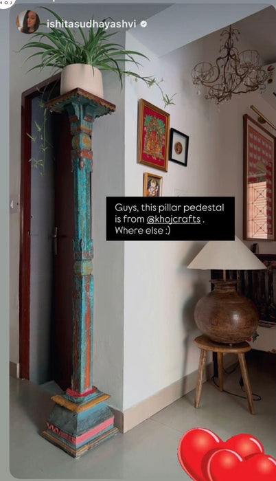 Tall carved pillar : Stambh 11
