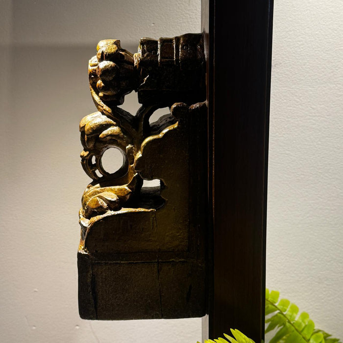 Two-Level Pedestal with Peacock Brackets; Ruhana 3