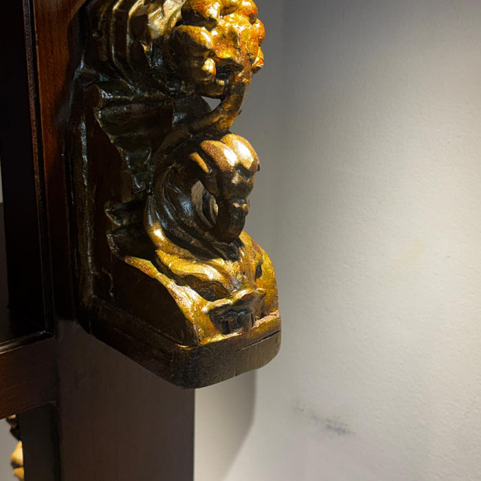 Two-Level Pedestal with Peacock Brackets; Ruhana 3