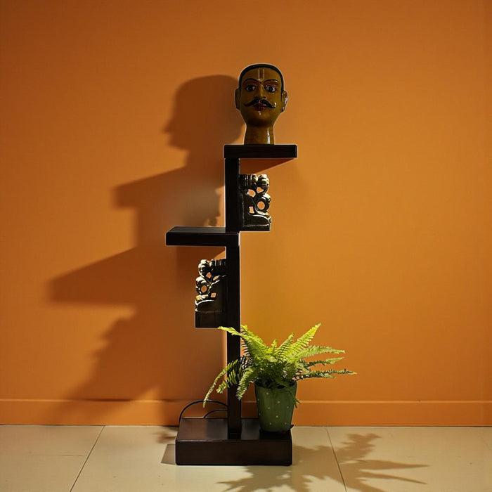 Two-Level Pedestal with Peacock Brackets; Ruhana 3