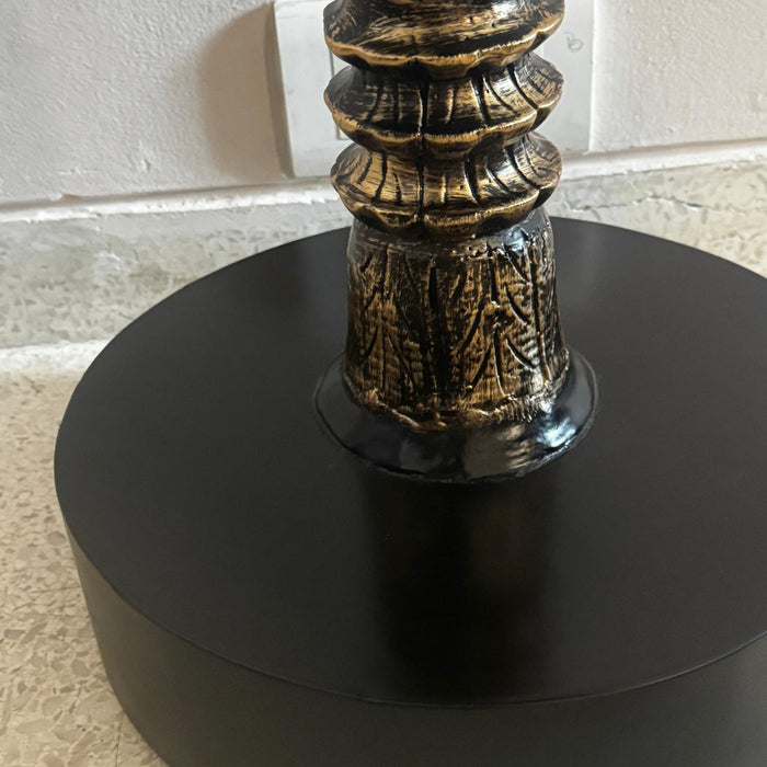 High Pedestal with Antique Pillar & Carved Top : Ruhana 8