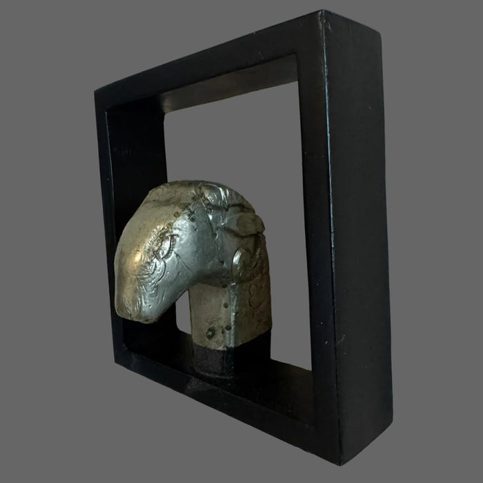Framed Ram Head Wall Décor-1