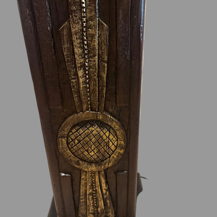 Art Deco Pillar in Solid Teak Wood : Stambh 9
