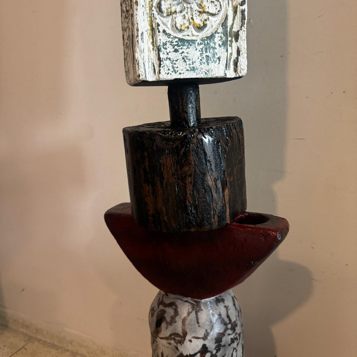 Antique Pieces Totem Pole-1