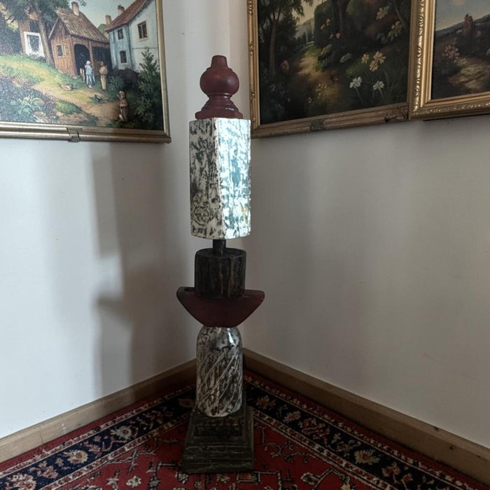 Antique Pieces Totem Pole-1