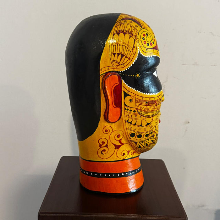 Theyyam Carved Wooden Heads –  Inspired (Kerala)-1
