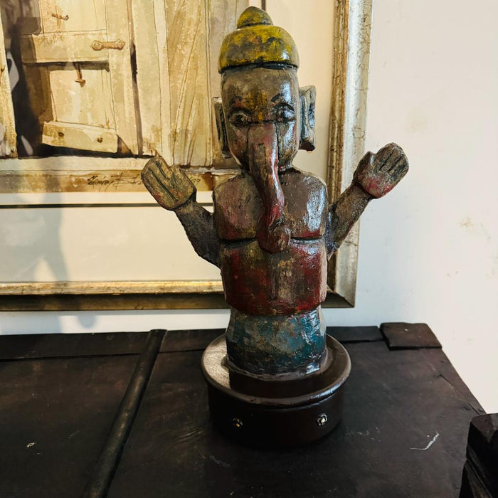 Wooden Ganesha