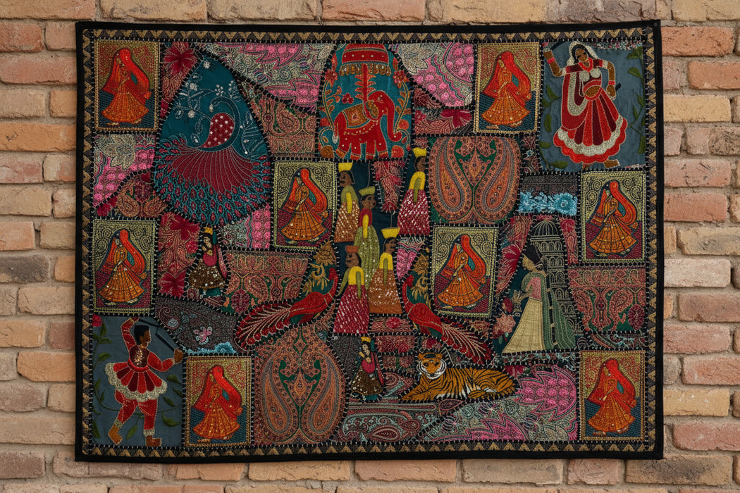 Rajasthani Patchwork Wall Hanging-1