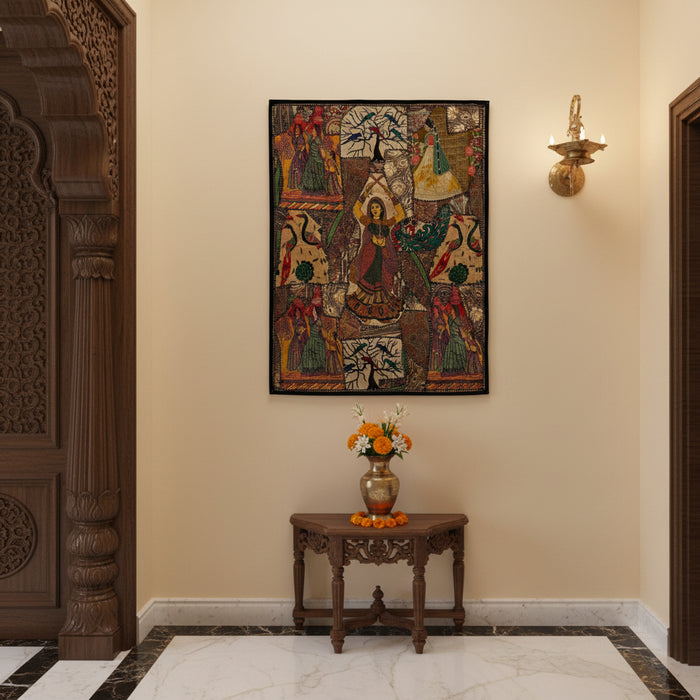 Rajasthani Patchwork Wall Hanging-4