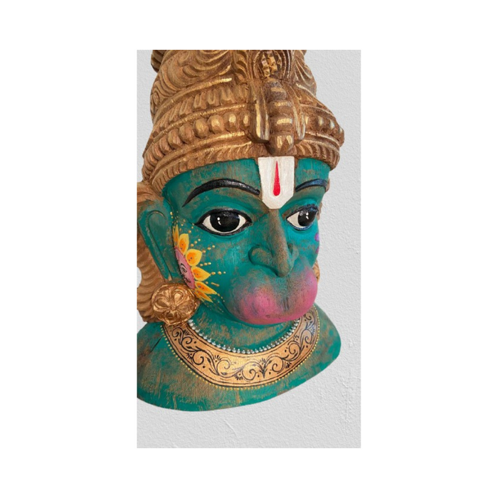 Mahavir: Handpainted Hanuman Head