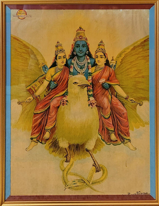 Vishnu - Oleograph by Raja Ravi Varma