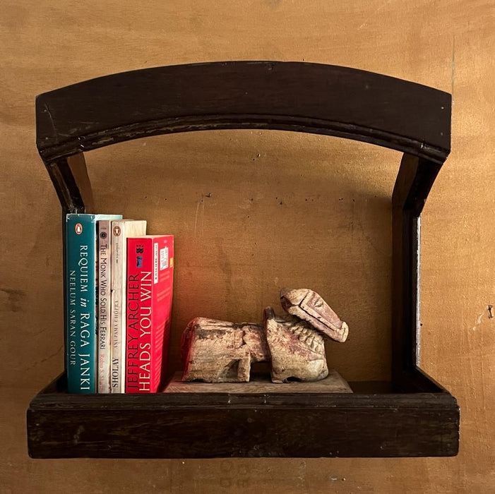 Almas:  Minimalistic Wooden Bookshelf Jharokha