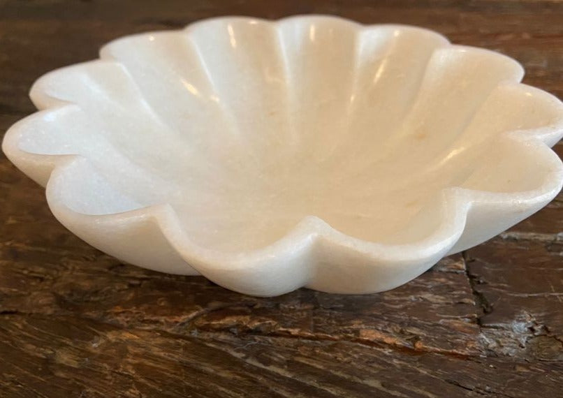 Rafia: Marble bowls ( 7 inches diameter)