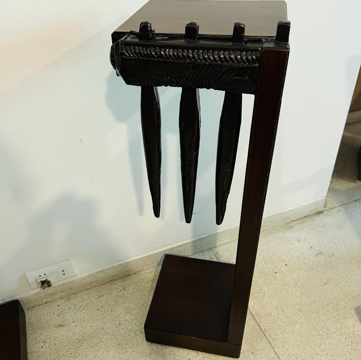 Aabshaar 1 :  Naga Panel Spiked Pedestal ( Tall , 42 inches)