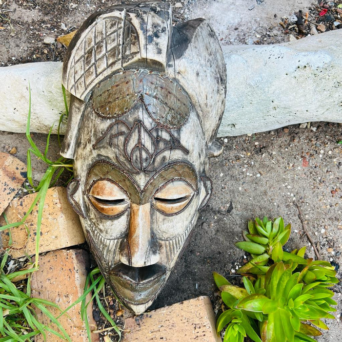 African Wooden  Mask -4 (Length : 20 inches)