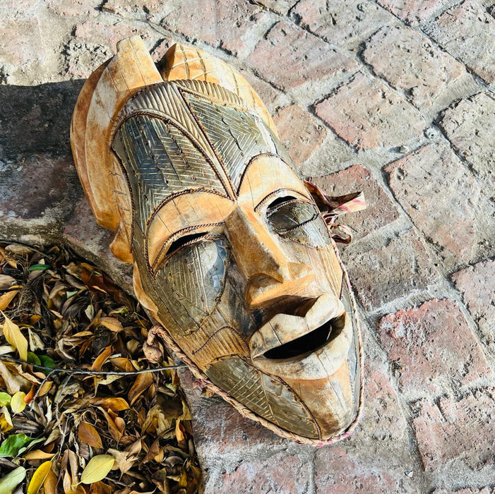 African  Wooden Mask -6 ( Length 19 inches )