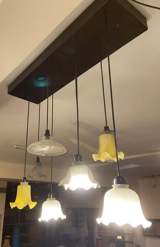 Suspended Light with Glass Shades - Khojcrafts