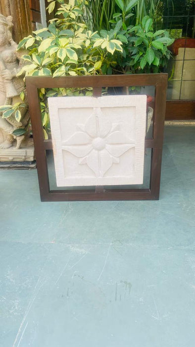 Naira- Wood Mounted Stone Panel ( Can be customised to size & design) - Khojcrafts