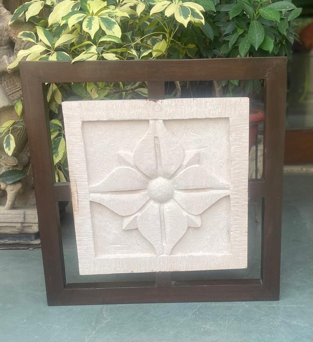 Naira- Wood Mounted Stone Panel ( Can be customised to size & design) - Khojcrafts