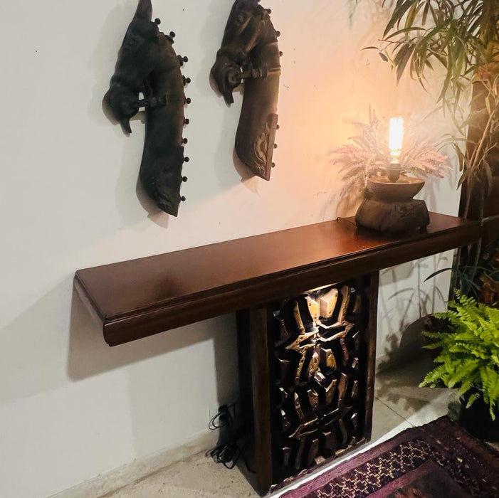 Shaina : Wall Hung wooden console