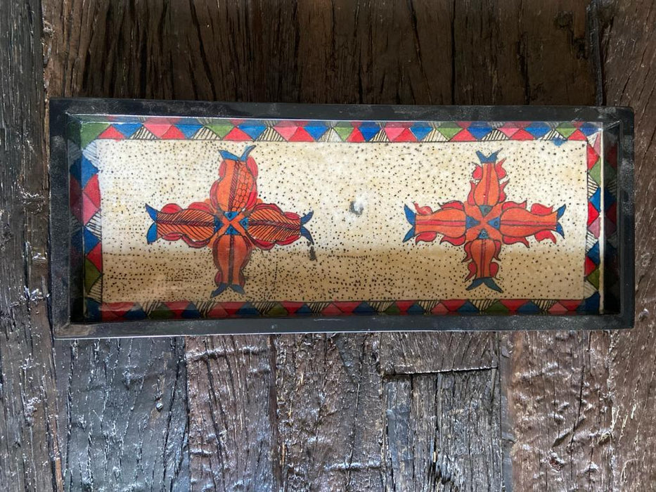 Two pattern tray — Khojcrafts